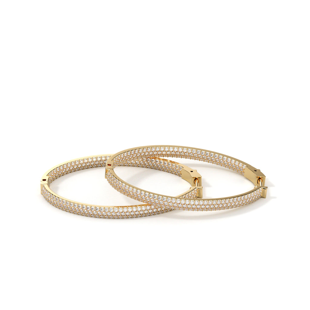 Boucles d’Oreilles Créoles Lumière Éternelle