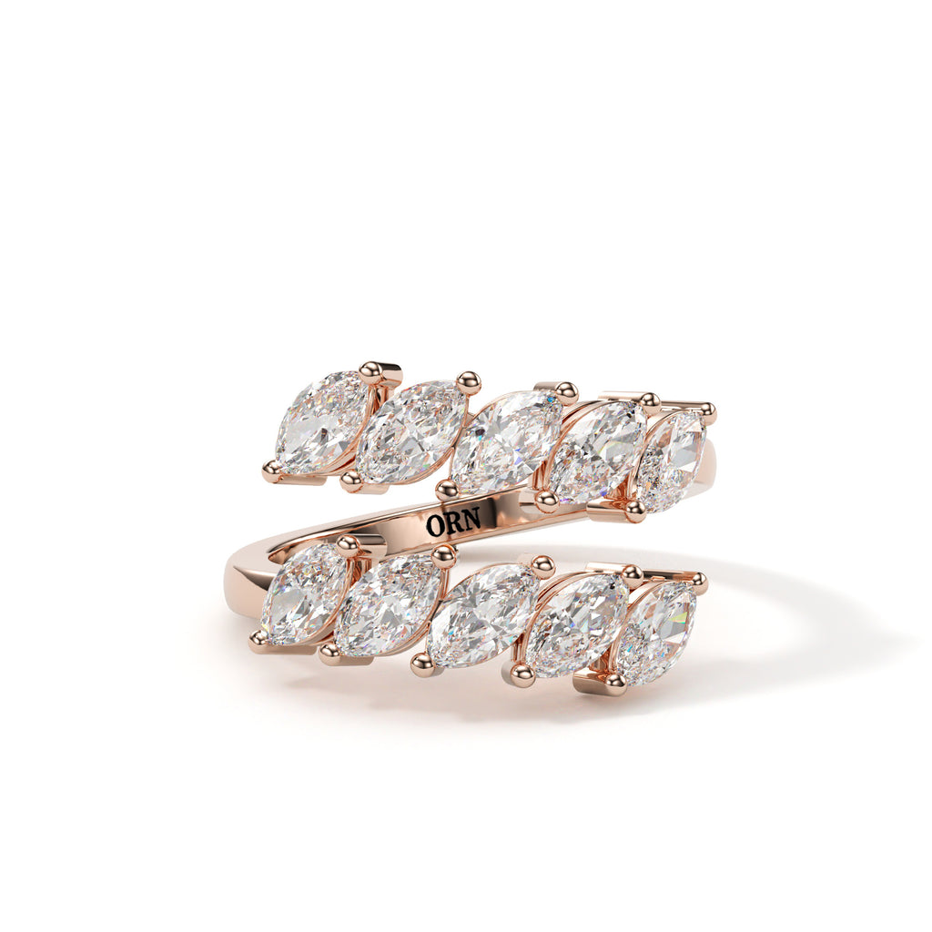 Bague Marquise Cascade