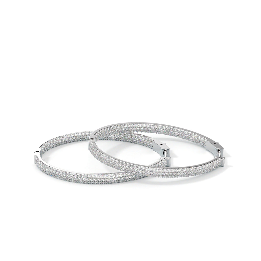 Boucles d’Oreilles Créoles Lumière Éternelle