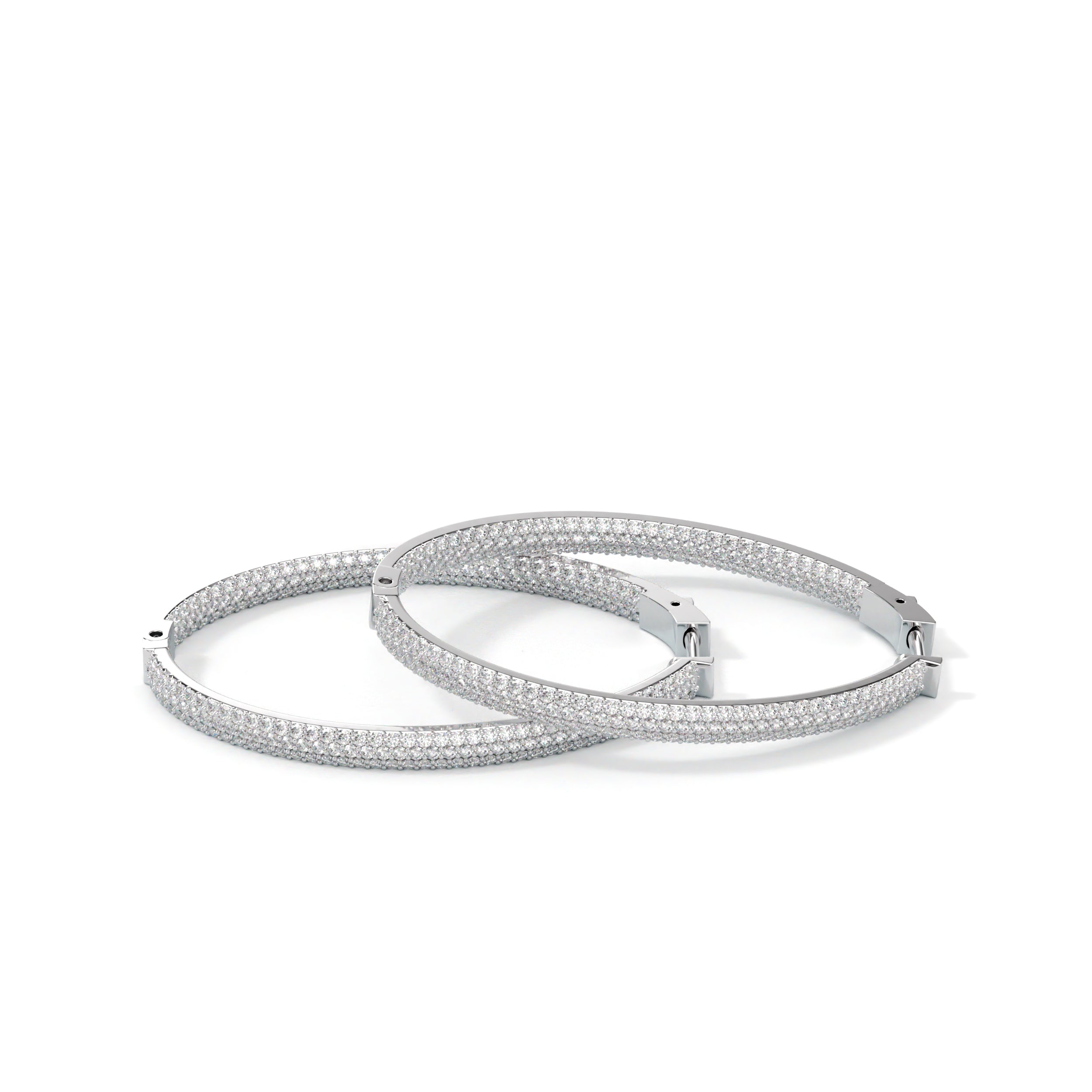 Boucles d’Oreilles Créoles Lumière Éternelle