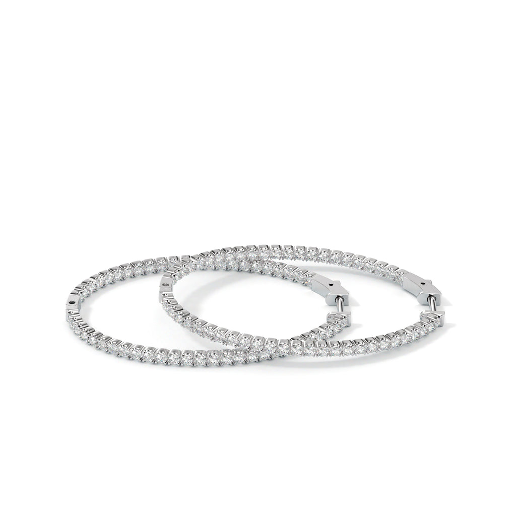 Boucles d’Oreilles Créoles Lumière Éternelle