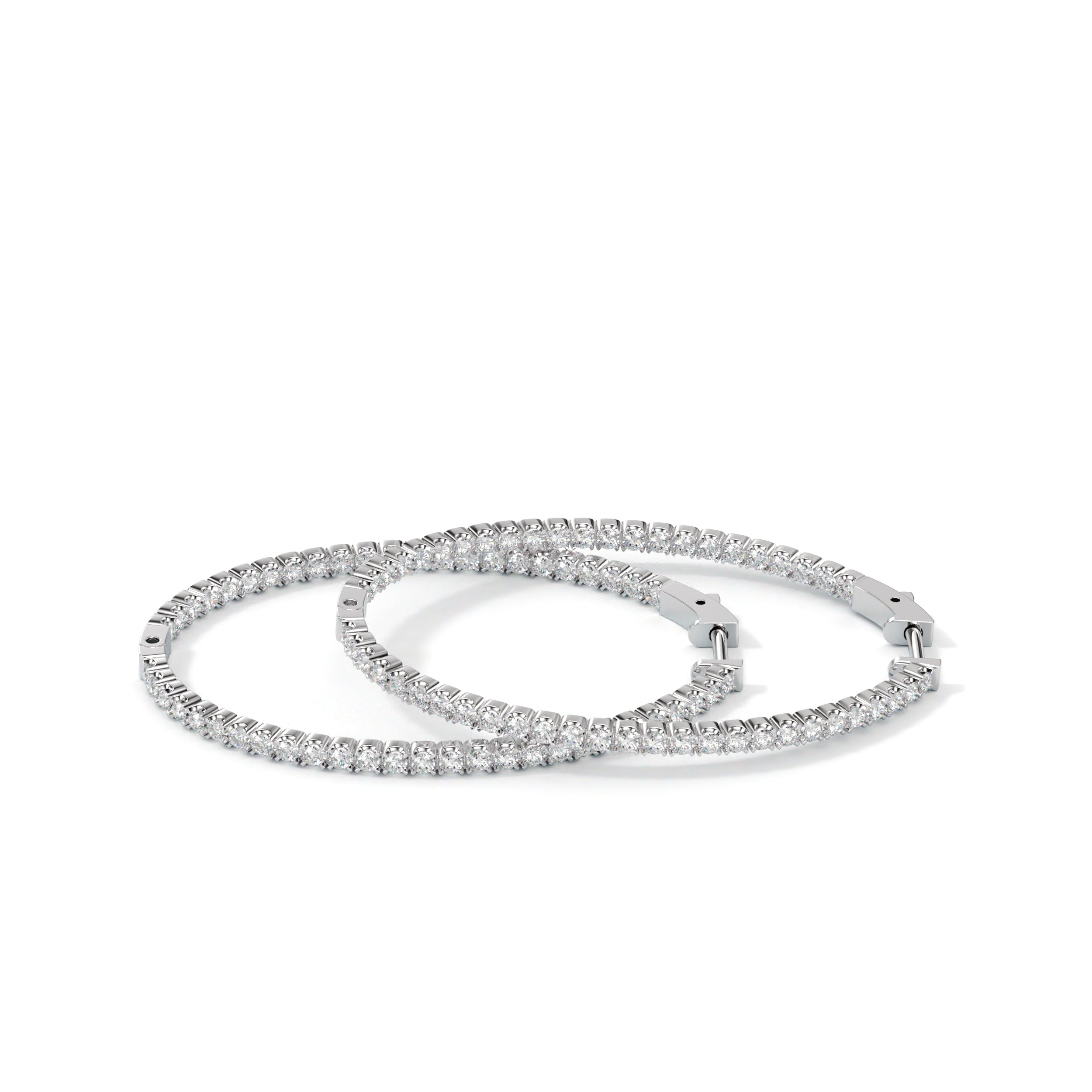 Boucles d’Oreilles Créoles Lumière Éternelle