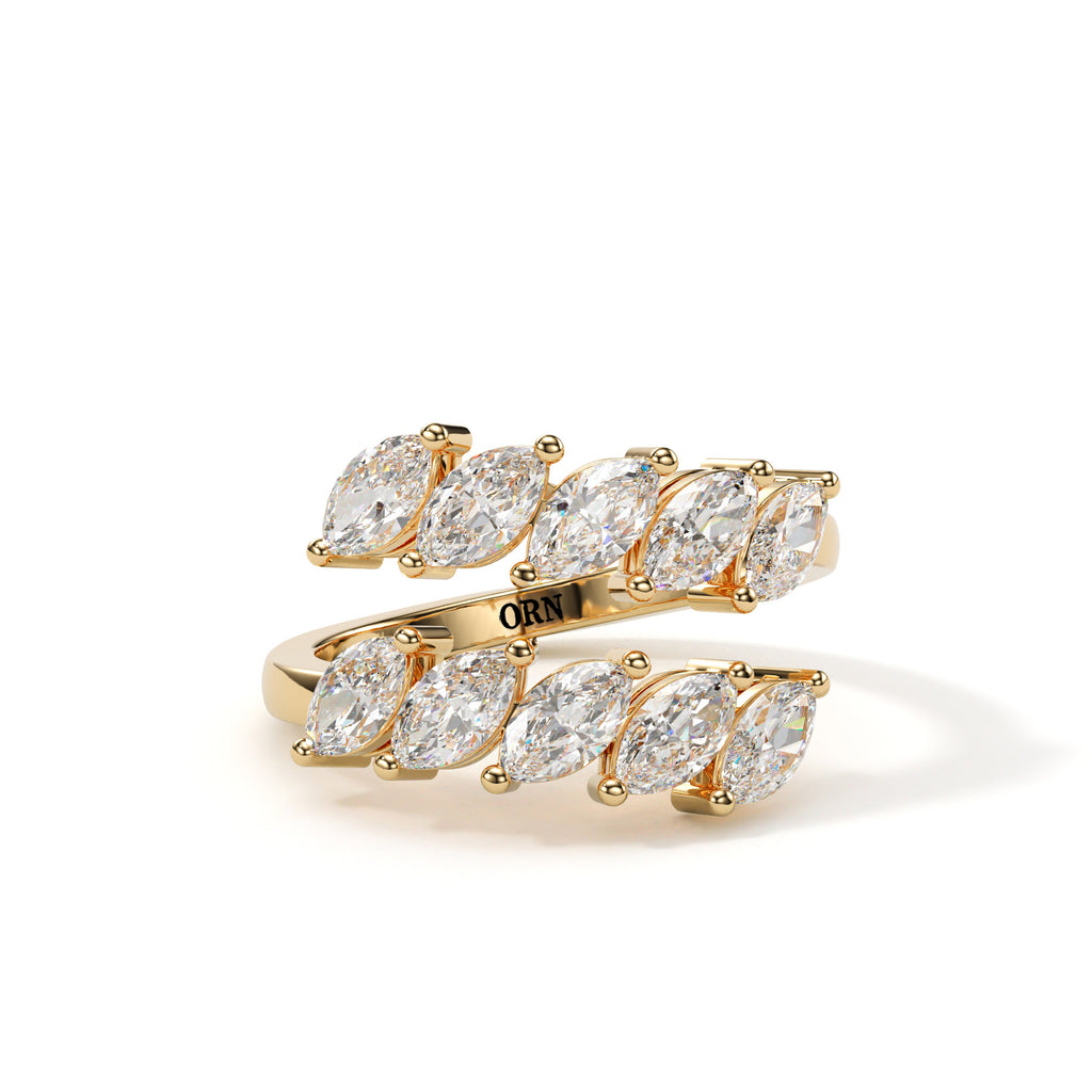 Bague Marquise Cascade