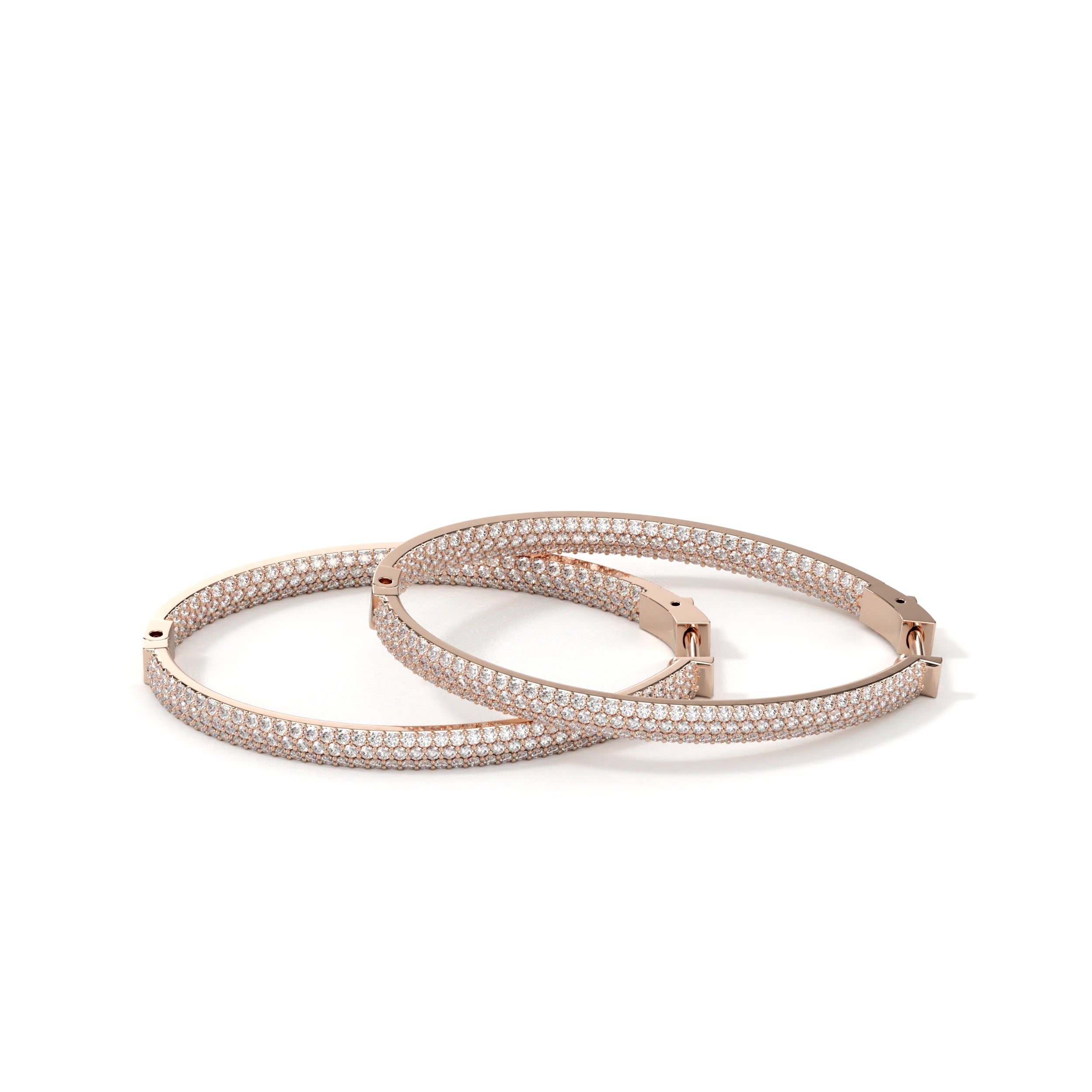 Boucles d’Oreilles Créoles Lumière Éternelle