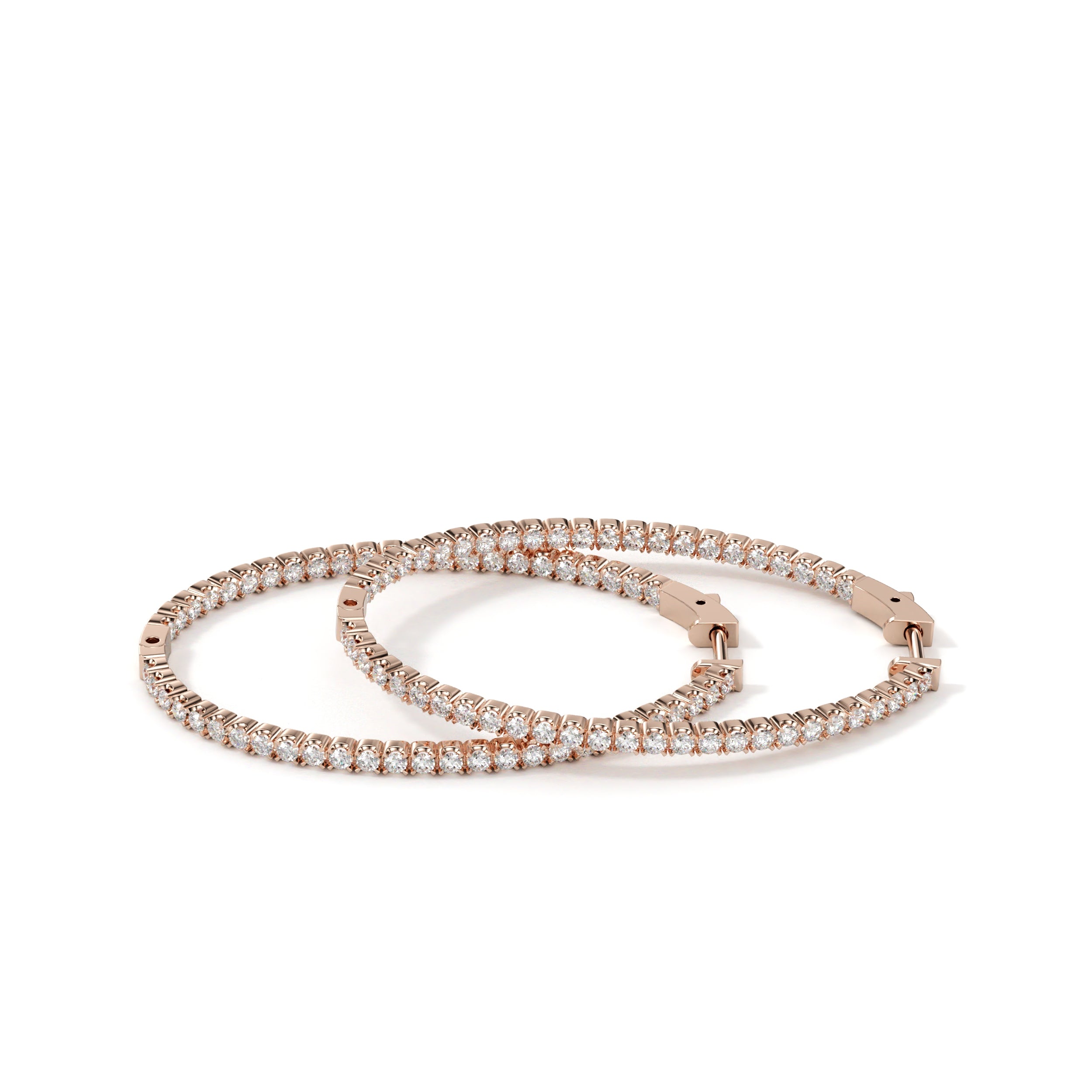 Boucles d’Oreilles Créoles Lumière Éternelle