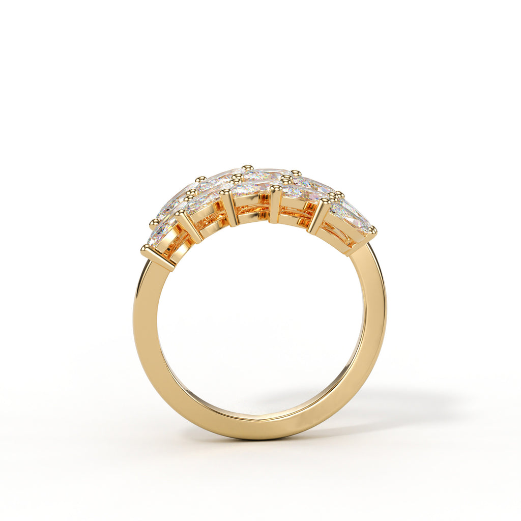 Bague Marquise Cascade