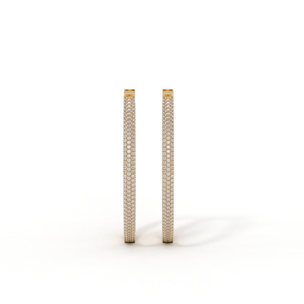 Boucles d’Oreilles Créoles Lumière Éternelle