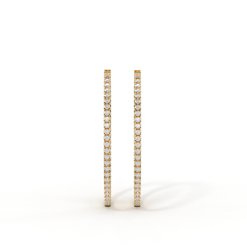 Boucles d’Oreilles Créoles Lumière Éternelle