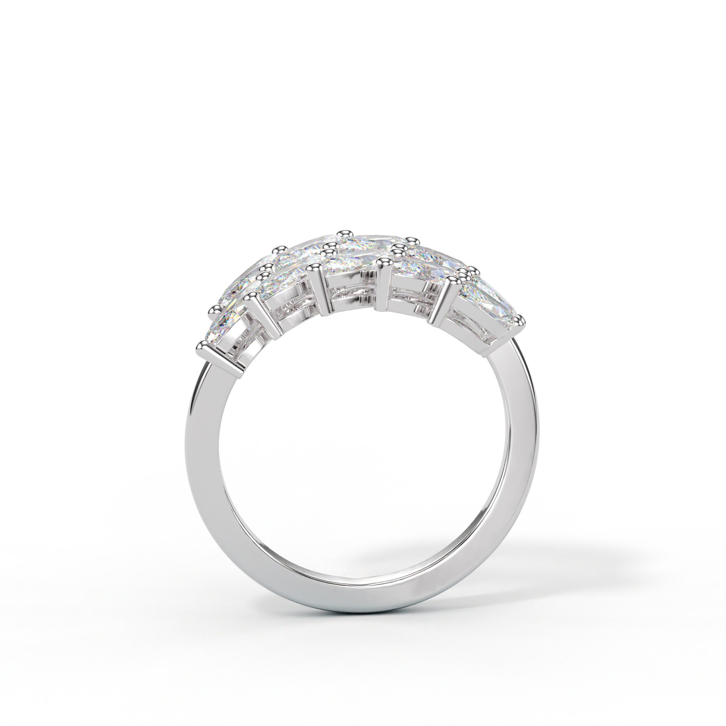 Bague Marquise Cascade