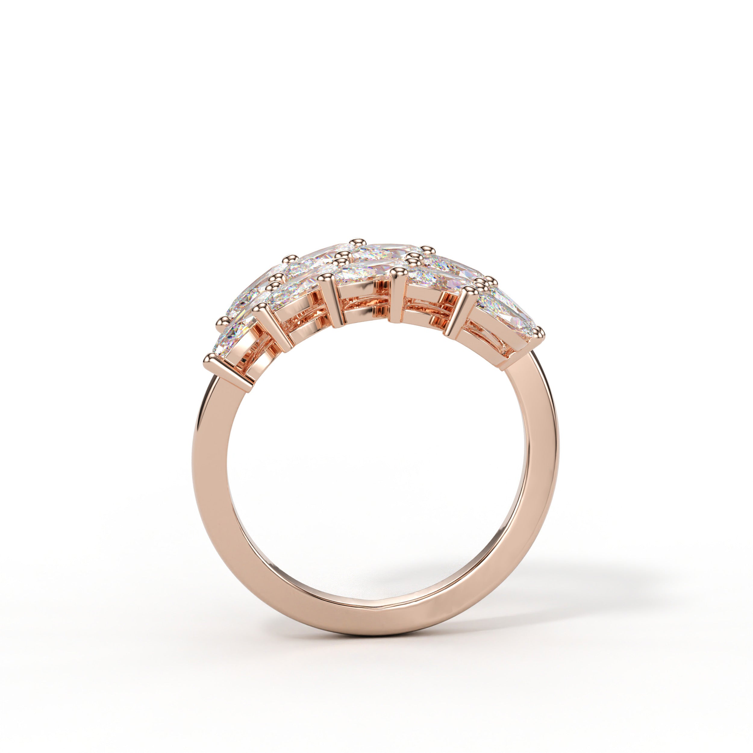 Bague Marquise Cascade