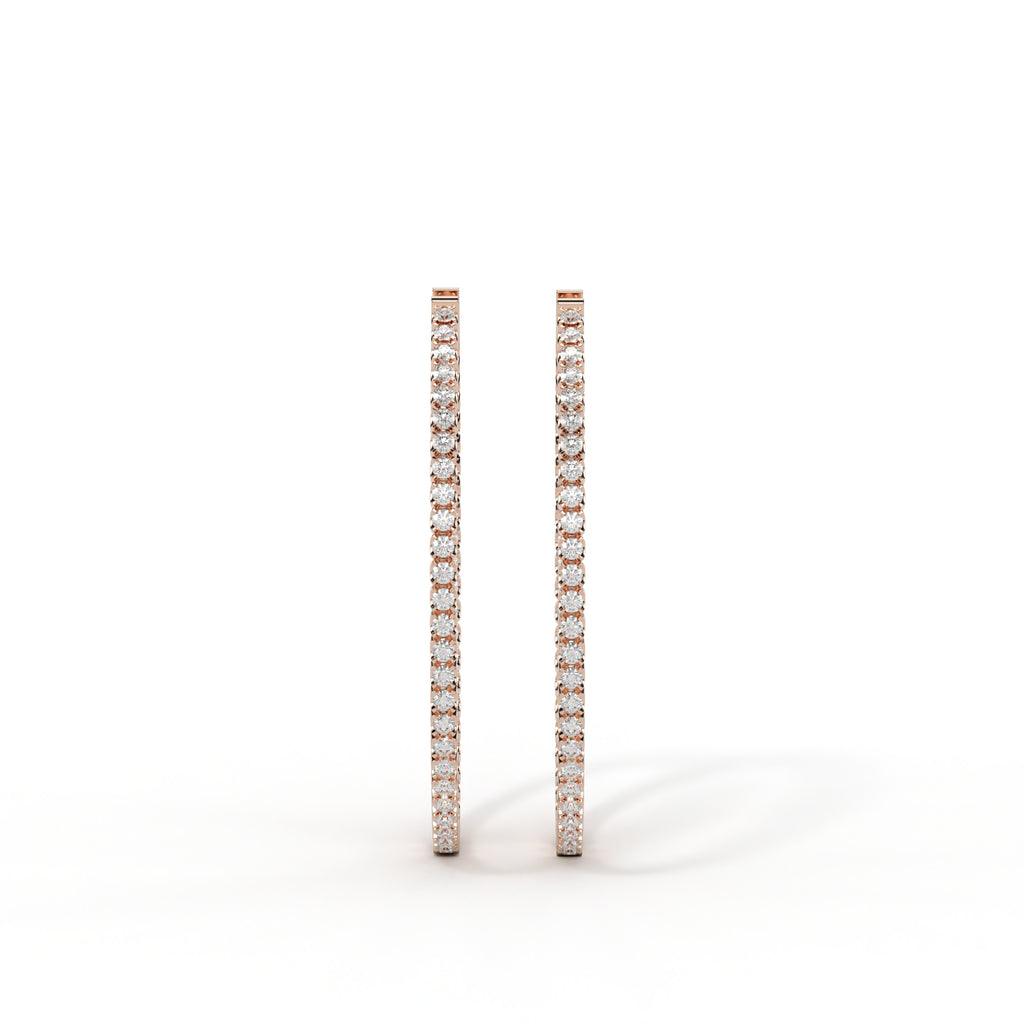 Boucles d’Oreilles Créoles Lumière Éternelle