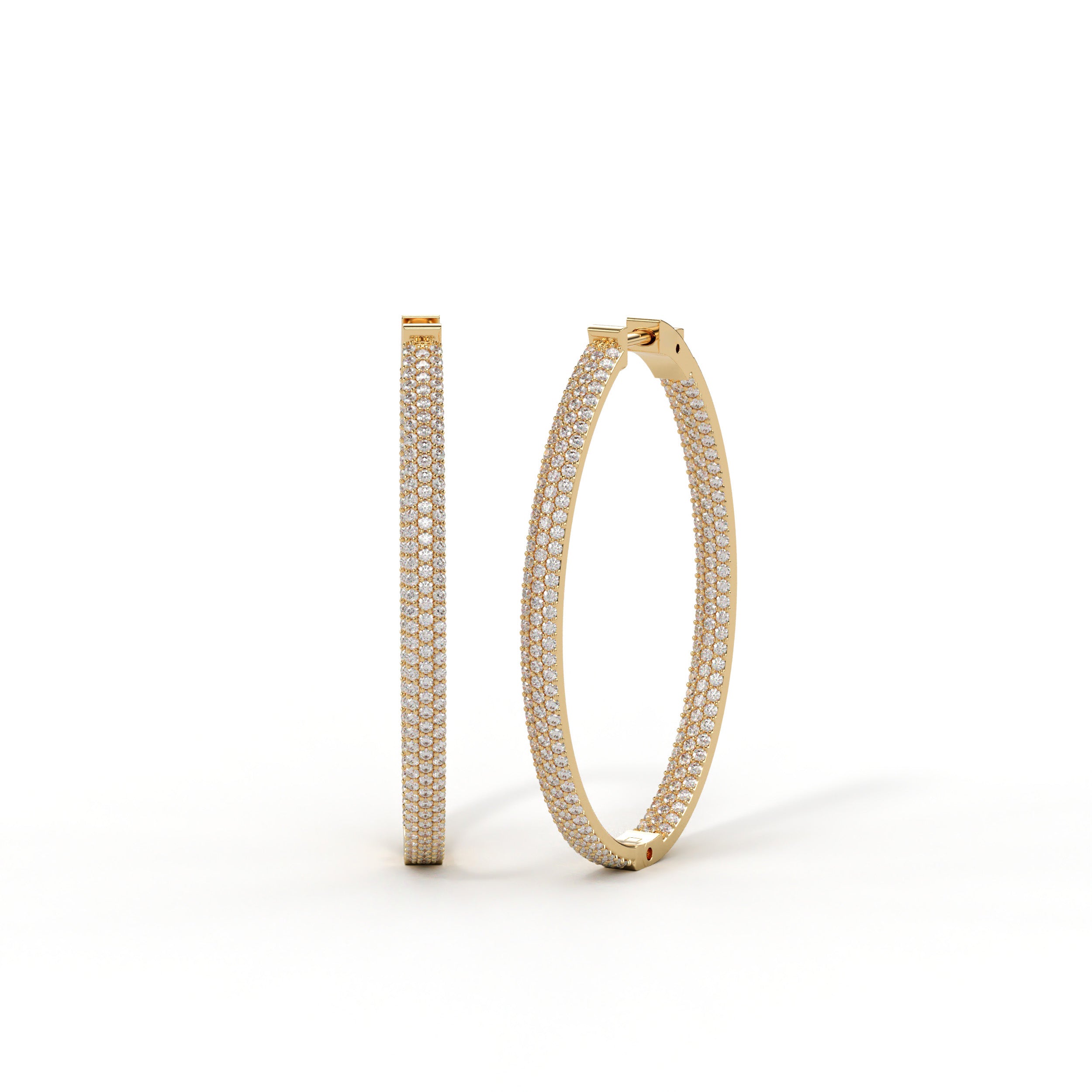 Boucles d’Oreilles Créoles Lumière Éternelle