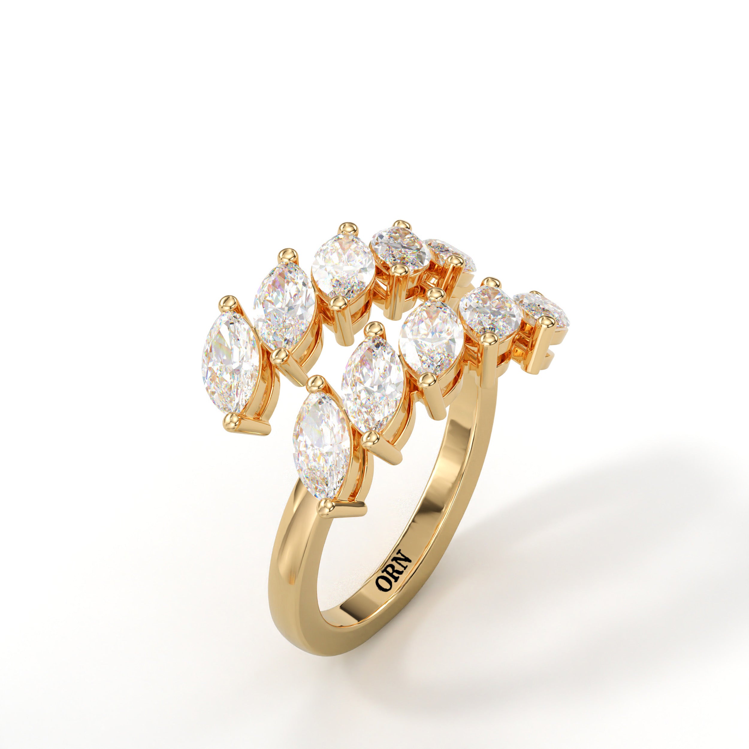 Bague Marquise Cascade