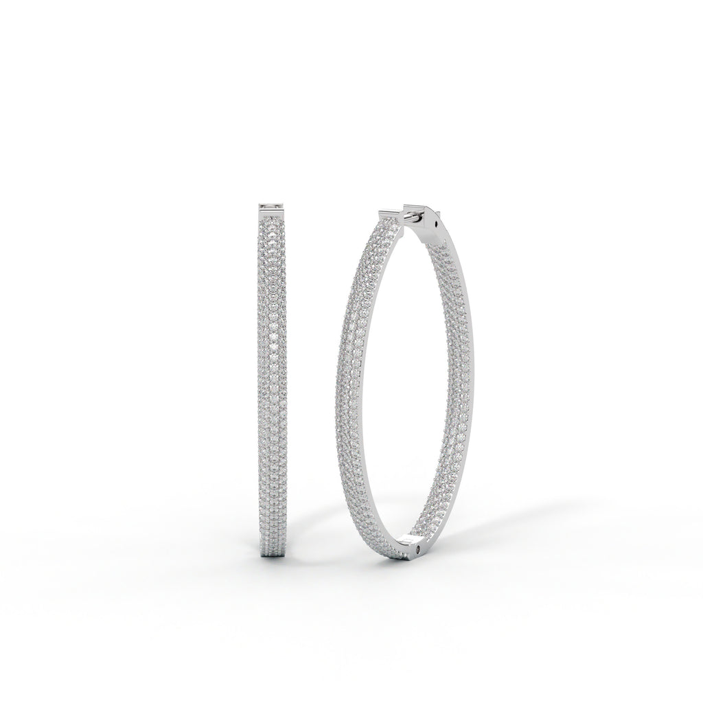 Boucles d’Oreilles Créoles Lumière Éternelle