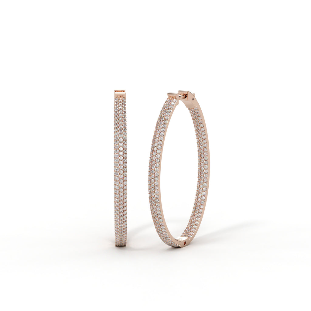 Boucles d’Oreilles Créoles Lumière Éternelle